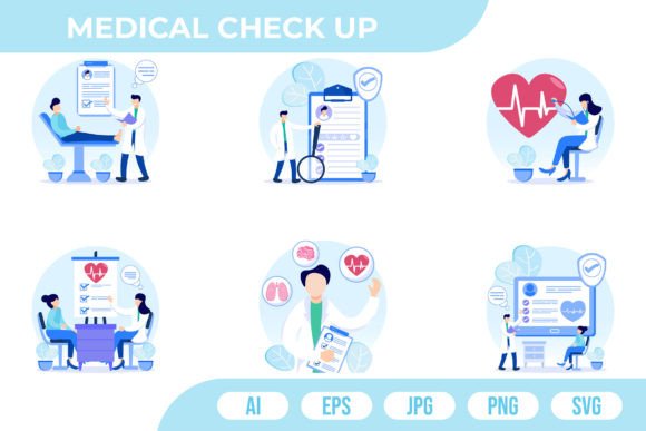 A Designer's Practical Review of Medical Check Up Illustration