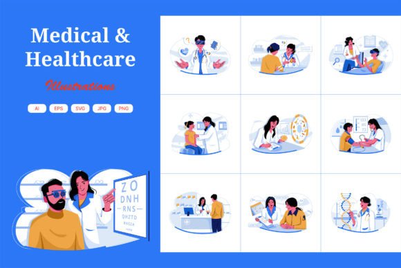 M558 Medical Healthcare Illustration: A Designer's Embroidery Review