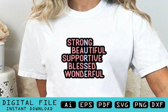 Nurse Strong Beautiful Supportive Wonder Embroidery Design