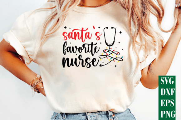 Santa's Favorite Nurse: A Festive Design Under the Hoop